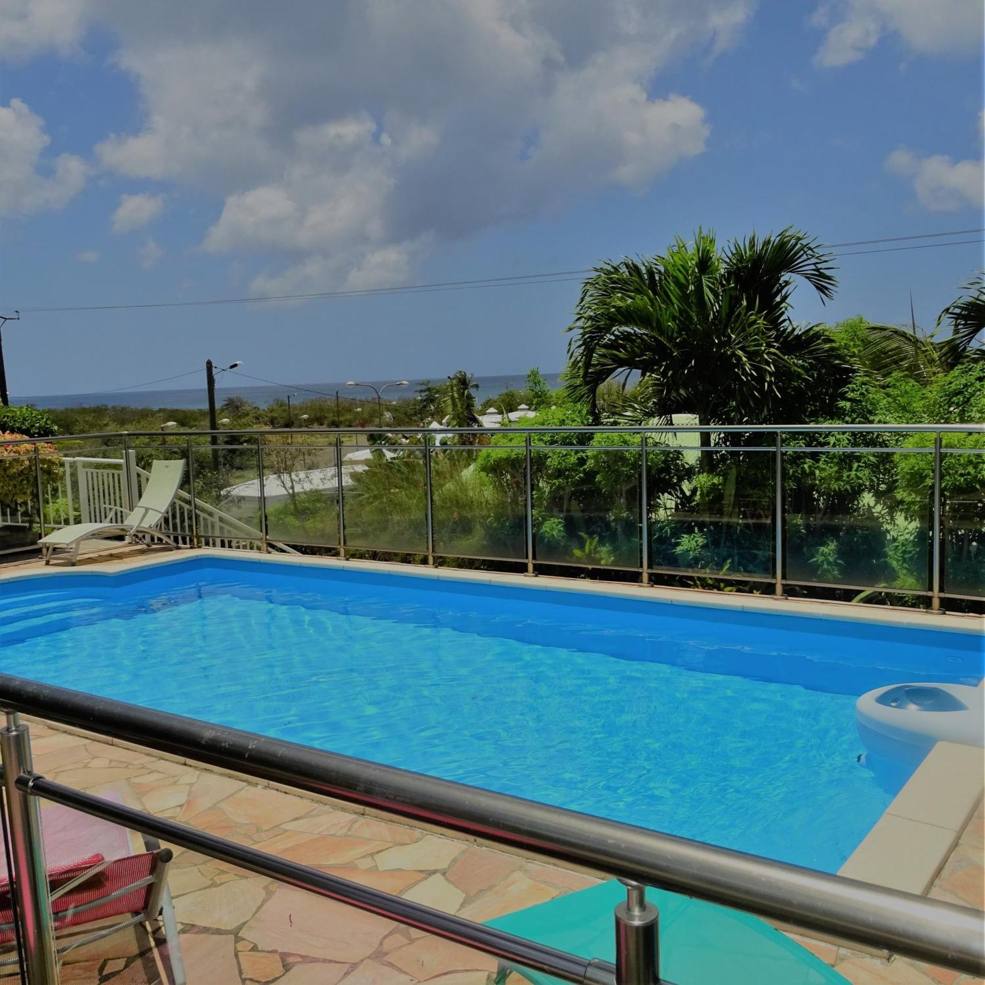 Les Algues De La Chapelle Bleu Horizon Villa Anse-Bertrand Bagian luar foto